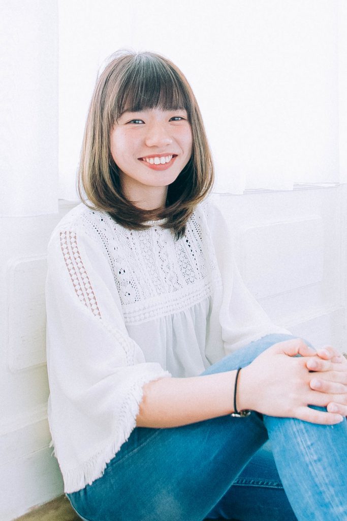小顔ラウンドバングミディアム 那覇 真嘉比の美容室 アンリオ An Rio 小顔ラウンドバングミディアム 那覇 真嘉比の美容室 アンリオ An Rio