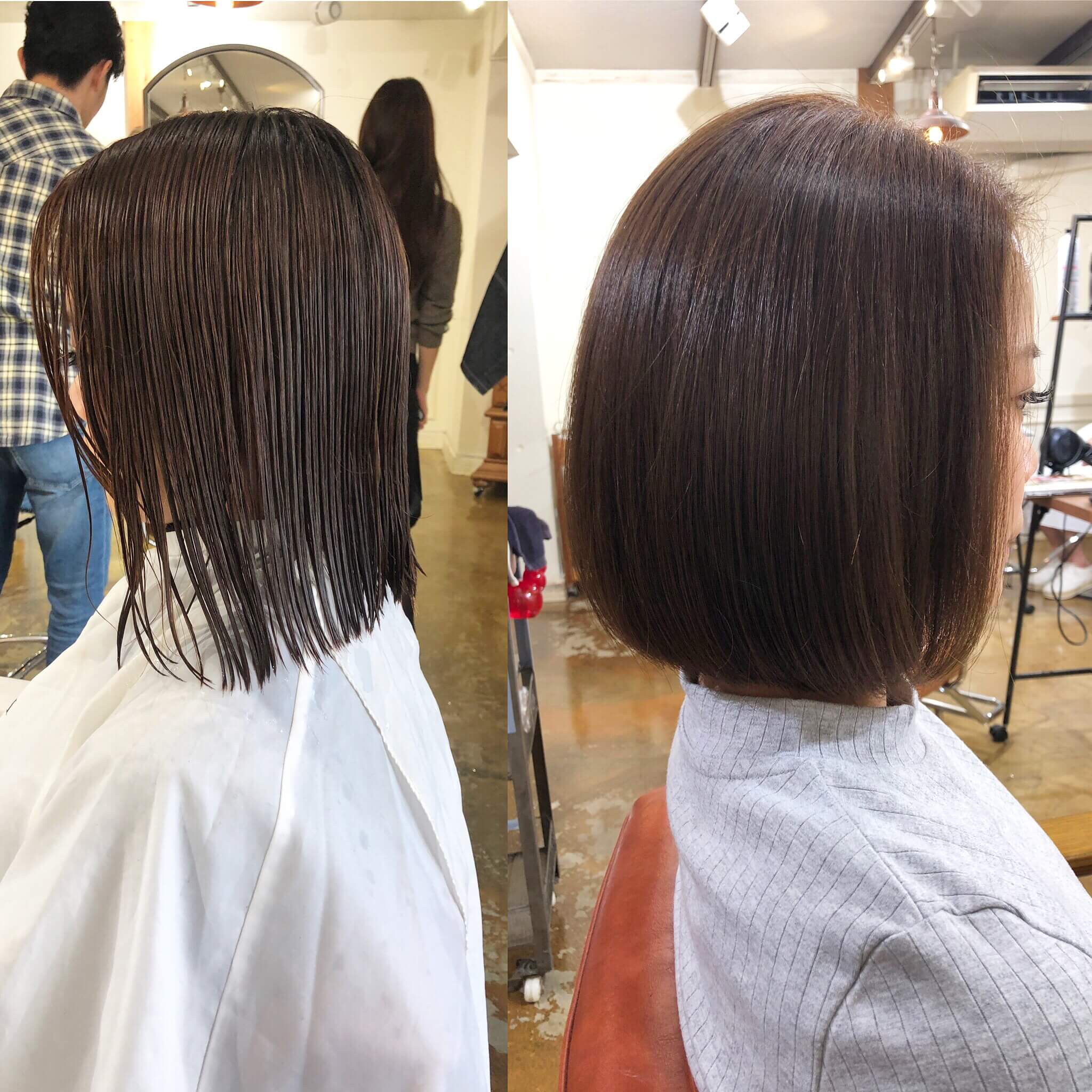 〜ボブからボブへ！ツヤツヤヘアー編〜【安達のお仕事シリーズ】