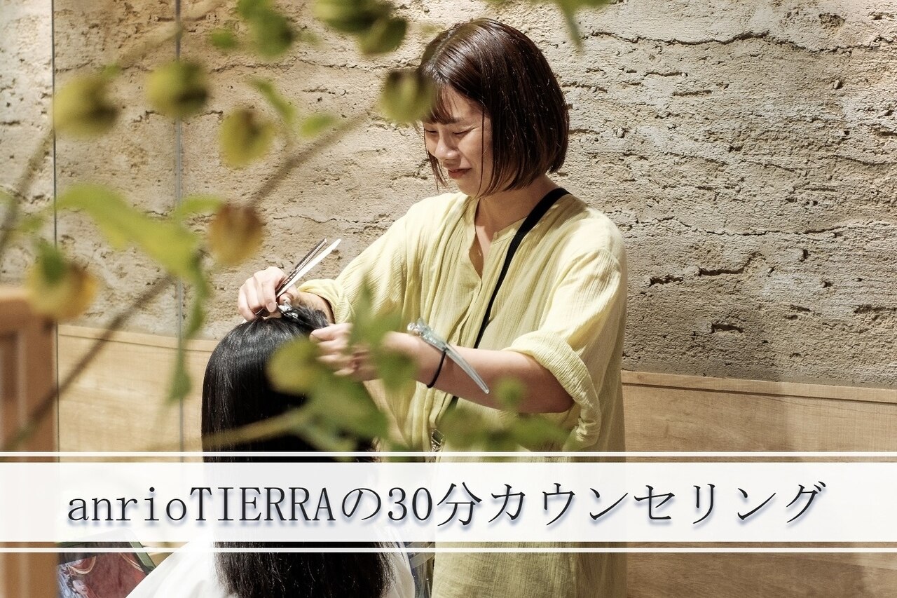 new アンリオティエラ美容室難民を卒業！an rio の30分のカウンセリングで安心安全に施術を受けられるわけ