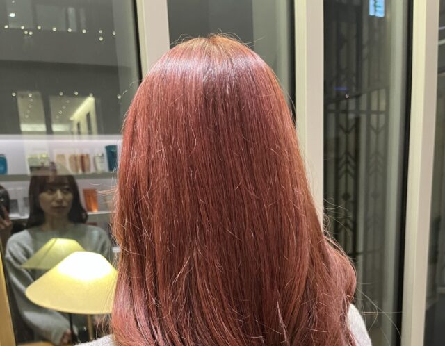 暖色カラーを重ねて色味を深める方法