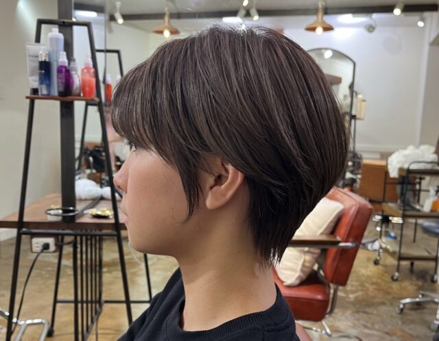 まとまりやすい大人のハンサムショート